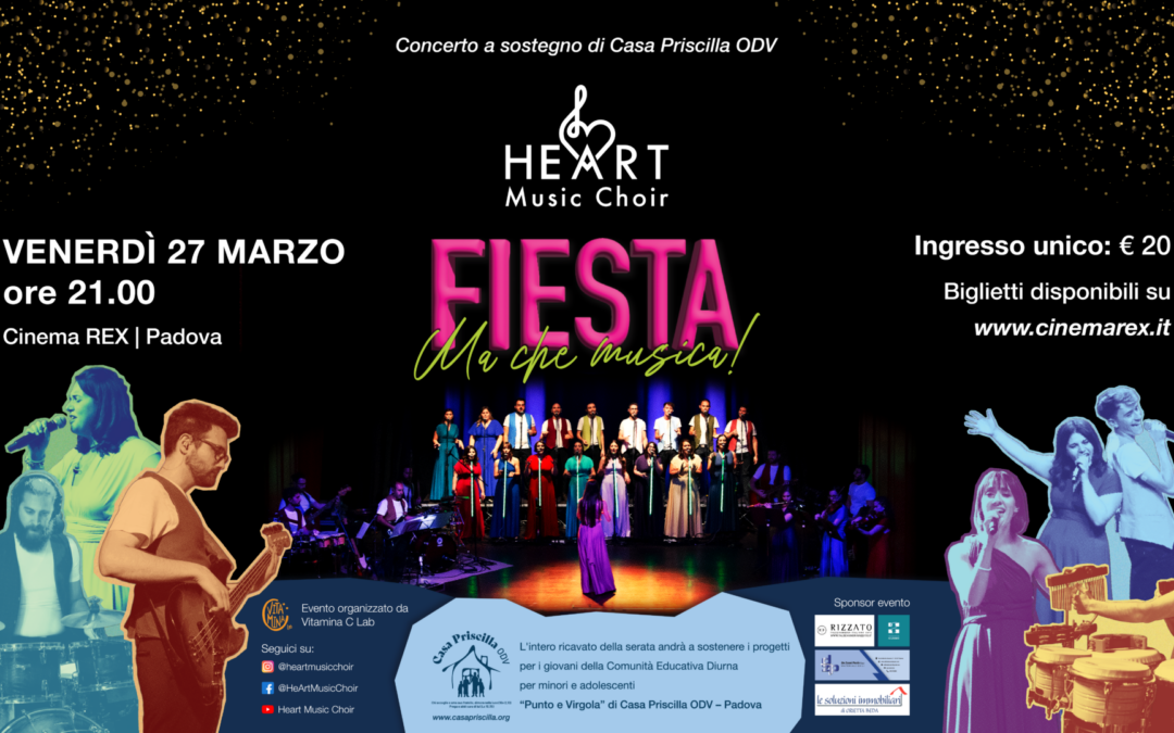 “Fiesta! Ma che musica!” Uno spettacolo a favore di Casa Priscilla ODV